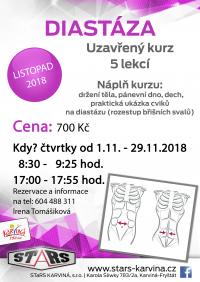 Diastáza - nový kurz LISTOPAD